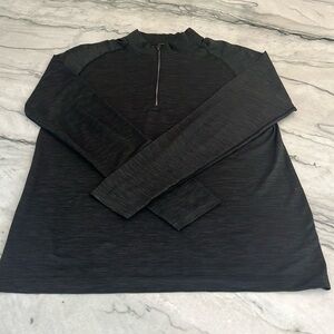 Lululemon Men’s Lightweight charcoal Zip-Up